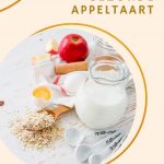 Appeltaart zonder suiker met havermout, maar 120 kcal per punt en perfect als verantwoord tussendoortje. Dit heerlijke appeltaart recept is makkelijk, snel en heel erg lekker! #appeltaart #bakken #recept