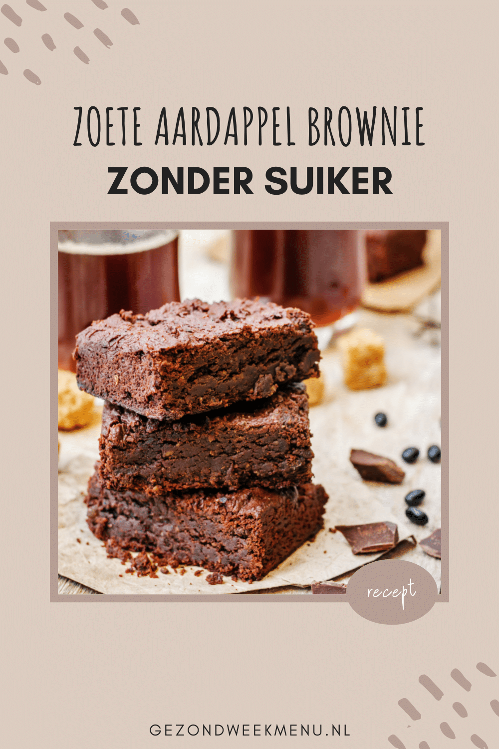 Heerlijk Smeuïge Zoete Aardappel Brownies (Suikervrij Recept)