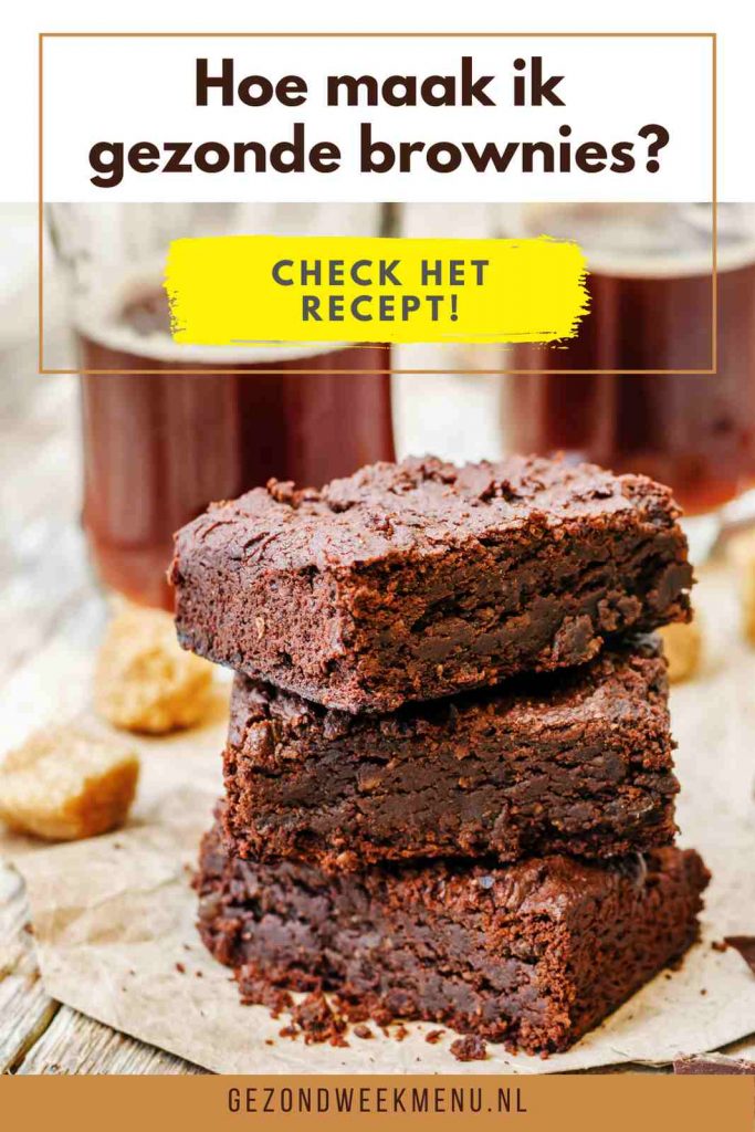 Deze heerlijk smeuïge zoete aardappel brownies maak je zonder suiker en boter. Lekker en gezond als tussendoortje voor de echte chocoholics. #brownie #bakken