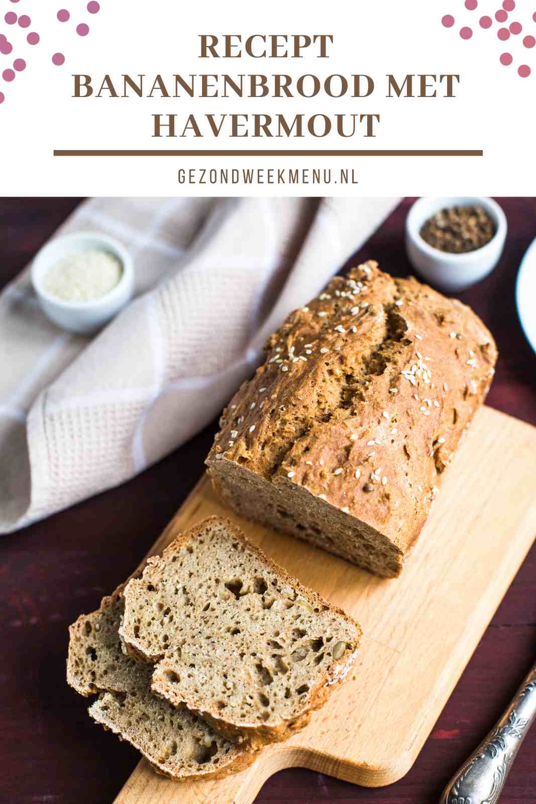 Gezond Bananenbrood Zonder Suiker Met Havermout