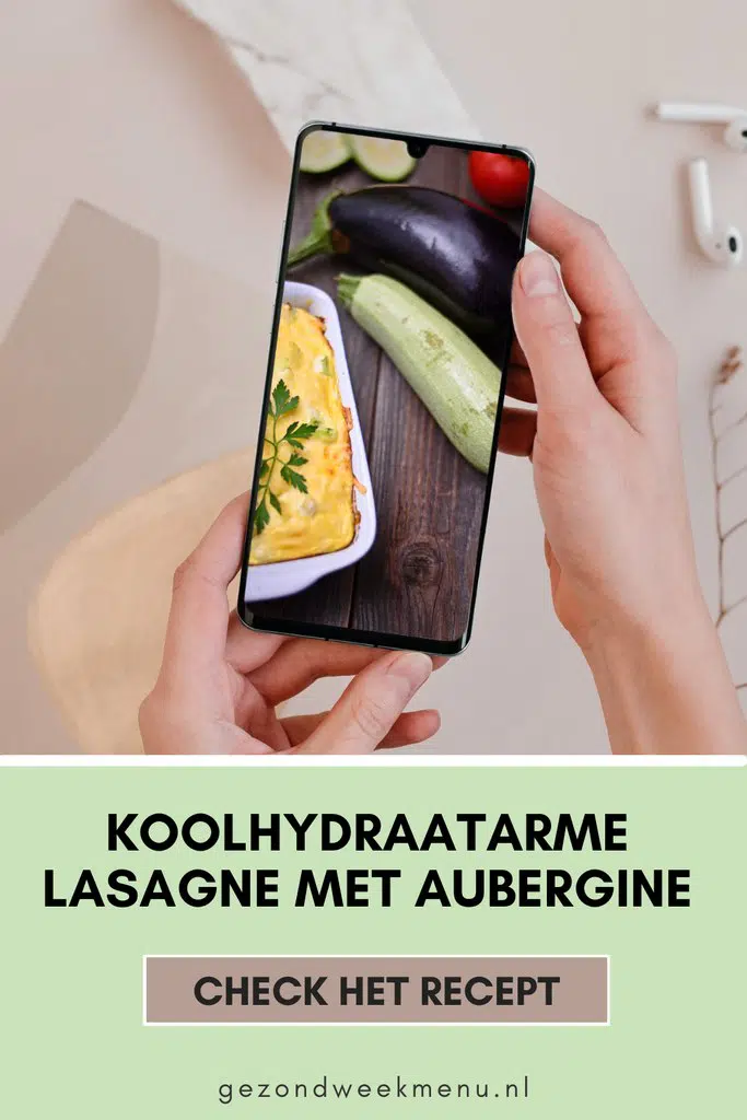 Een heerlijke koolhydraatarme lasagne met spinazie, aubergine en ricotta. En deze vegetarische groentelasagne is ook nog eens lekker snel klaar!