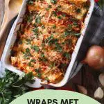 Een heerlijk recept voor wraps met gehakt en groenten. Deze wraps uit de oven zijn makkelijk om te maken en staan binnen 30 minuten op tafel. Je maakt deze wraps zonder pakjes of zakjes, maar gewoon zelf met verse groente en een paar kruiden die je (hoogstwaarschijnlijk) al in je kast hebt staan. Een makkelijk recept voor het avondeten voor het hele gezin.