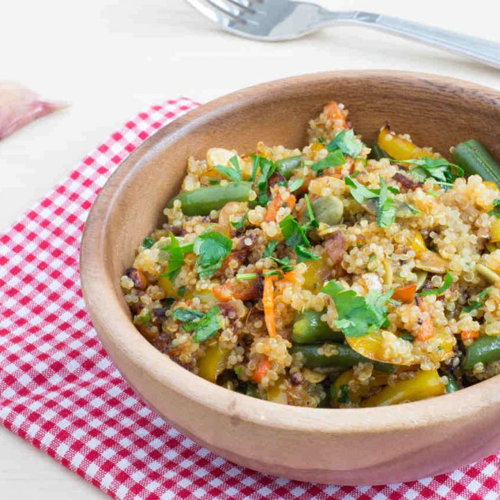 quinoa-met-kip-gezond-weekmenu