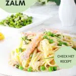 Heerlijke pasta pesto zalm recept met lekker veel groene groenten. Een snel en simpel pasta pesto recept dat binnen 20 minuten op tafel staat.