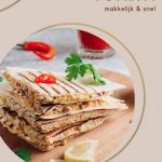 Makkelijk recept voor wraps met tonijn en mais. Deze tonijn wraps zijn perfect als lunch of snelle avondmaaltijd op drukke dagen. Serveer de wraps met tonijn en kaas met een frisse groene salade.