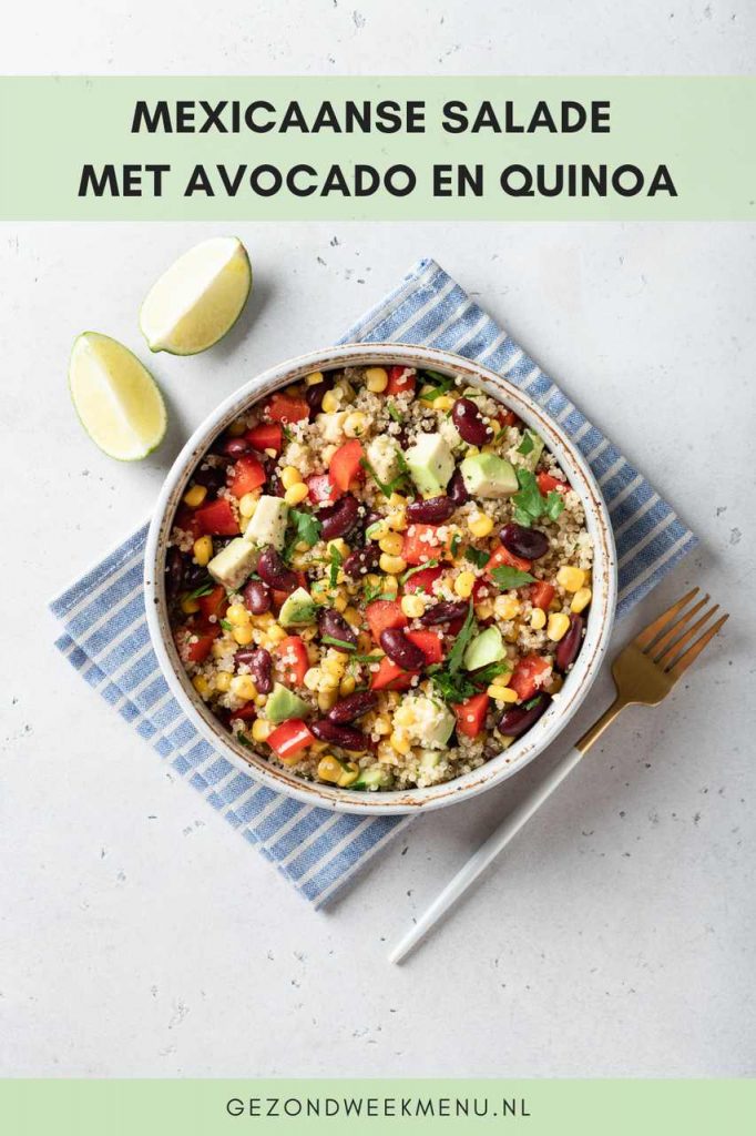 mexicaanse-salade-met-avocado-gezondweekmenu.nl