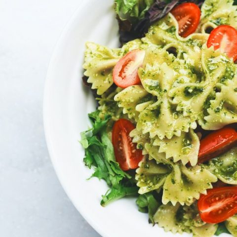 pasta-pesto-vegetarisch-gezondweekmenu.nl