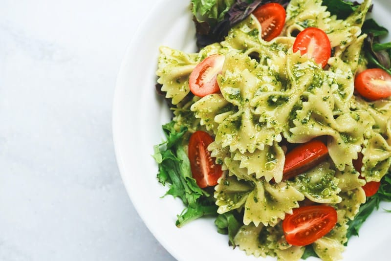 pasta-pesto-vegetarisch-gezondweekmenu.nl