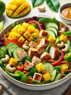 mango kip salade