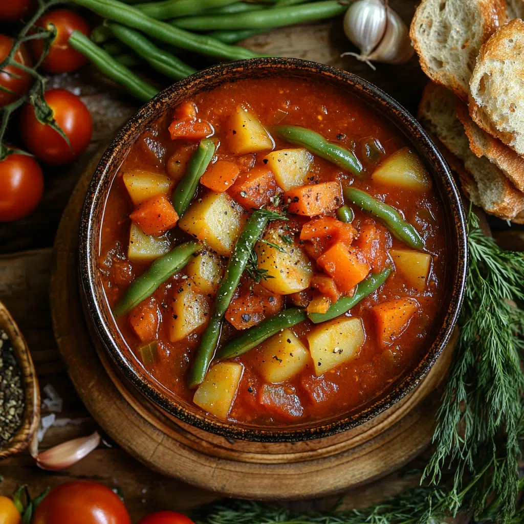 Stoofpot van Sperziebonen